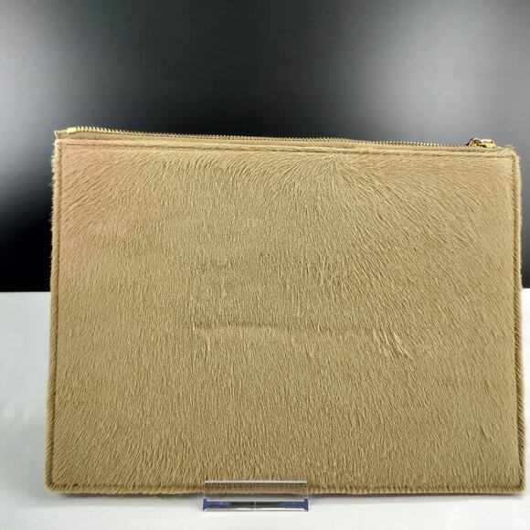 POLOGEORGIS Medium Signature Pouch With Gold Zip - Picture 10 of 14